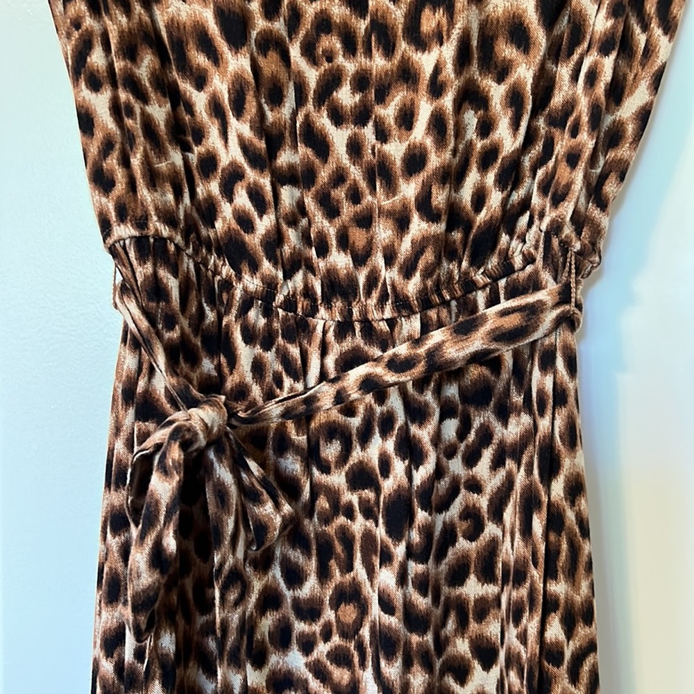 Lucky Brand Leopard Print Sleeveless Dress - Picture 8 of 15